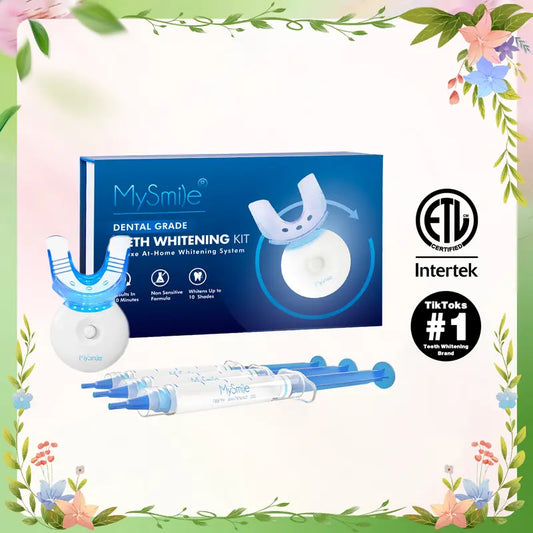 MySmile LED Teeth Whitening Kit, 3 Gels, 10-Min Fast Results