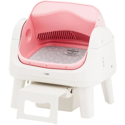 Self Cleaning Cat Litter Box with Safety Sensors & Easy Step for Senior Cats