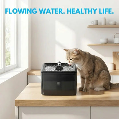 Ultra Quiet 3800ML Circulating Pet Water Fountain, USB Powered Easy Clean Pet Water Bowl, Automatic Silent Cat Dog Water Dispenser for Kittens Puppies, <20dB Silent Pet Drinking Fountain Bite Resistant Inflatable Balls Set feeder